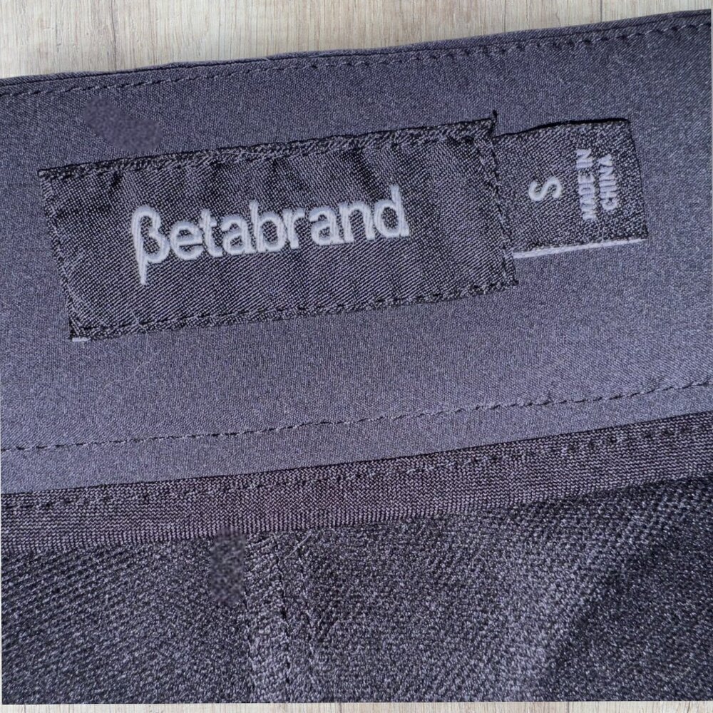 BETABRAND Black Travel Side Zip Lightweight W0462-BK Pants Size S - Picture 2 of 6